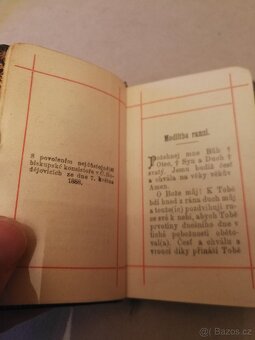 KERN Kandidus Modlitební kniha - Zvonky nebeské, rok 1888 - 5