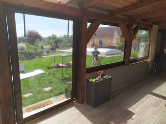 Plachty, zaplachtování, zakrytí pergol, teras, zahrádky - 5