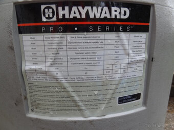 Piskova filtrace pro bazen Pískový filtr Hayward BS line 60 - 5