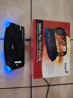 Svítící stojánek s reproduktory na PSP - NOVÝ - 5