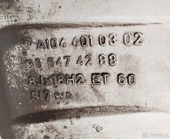 Alu kola 18" Mercedes 8Jx18H2 ET60 - 5