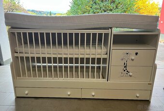 Kombinovaná dětská postel a postýlka - 5