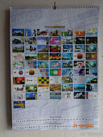 TELECOM 1999 - nástěnný kalendář telefonních karet - 5
