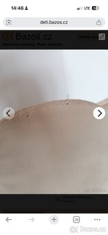 Babybjorn béžové,červené houpátko - 5