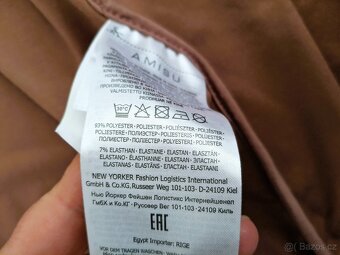 Nový pružný sametový kabátek sako kardigan Amisu 38 M - 5