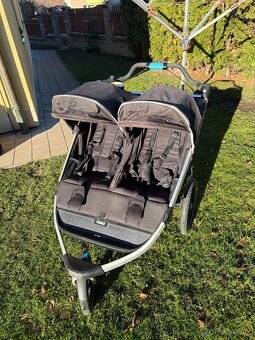 Thule Urban Glide 2 Double + hluboká korba + příslušenství - 5