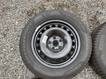 Zimní plechové disky VW 5x112 6,5J ET41 215/60 R16 Pirelli - 5