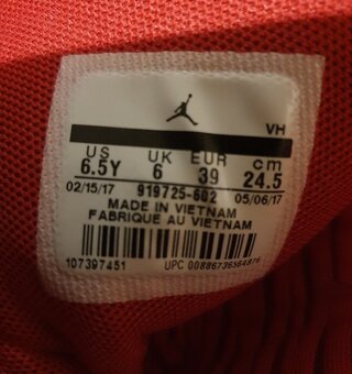 Dámské boty Nike Jordan Red vel.39 - 5