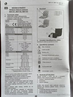Antidekubitní podložka proti proleženinám + kompresor - 5