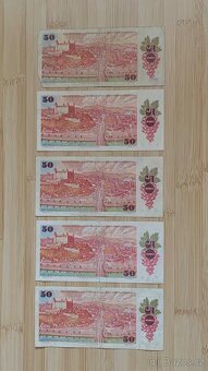 Různé bankovky československé 10,20,50,100 Kč - 5