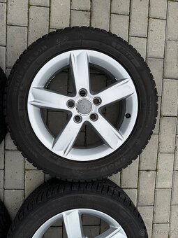 Alu kola Audi 5x112 zimní Fulda 205/55 R16 - 5