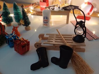 Velká vánoční sada do domečku se světýlkem - 5