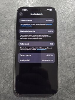 Apple iPhone 16 Pro Max, bílý Titan, zánovní - 5