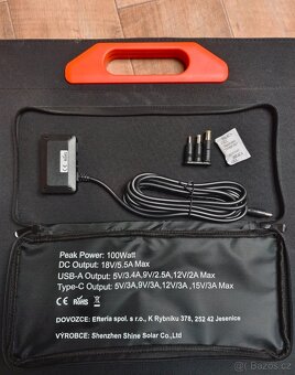 Skládací solární panel Goowei Energy 100W - 5