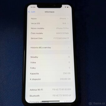 iPhone 11 Pro 256GB Midnight Green, pěkný stav - 5