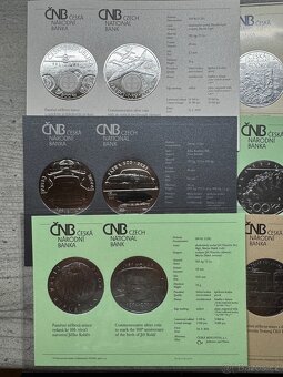 Stribrne mince 500kč čnb proof - 5