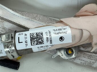 Stropní airbag pravý/levý Škoda Yeti 5L6880742 / 5L6880741 - 5