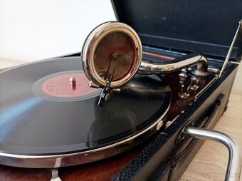 His Master’s Voice - starožitný gramofon na kliku ze 20. let - 5