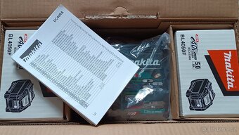 Makita 2x BL4050F 40V-5,0Ah rychlonabíječka DC40RA - 5