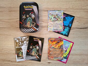 Karty Pokémon a příslušenství s plechovou krabičkou (tin) - - 5
