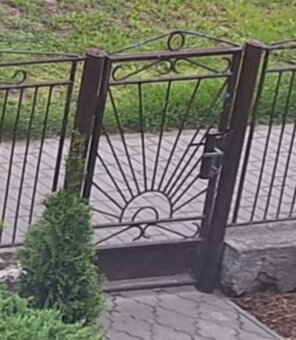 Ocelová branka 130x80 - 5