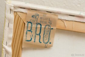 Vyšívaný obraz výtvarnice Ivany Kocmanové, česká značka BRO - 5