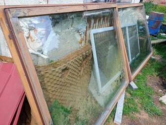 Prodám použitá okna, dveře - lepené dvojsklo - 5