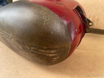 Nádrž Jawa 250,350 pérák patinovka - 5