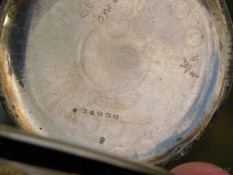 Švýcarské stříbrné kapesní hodinky niello / tula BREVET - 5