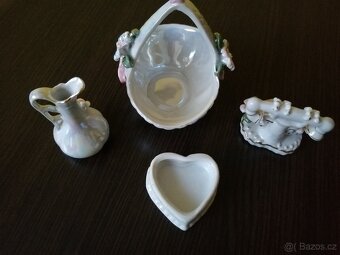 Porcelánové miniatury 4 kusy - 5