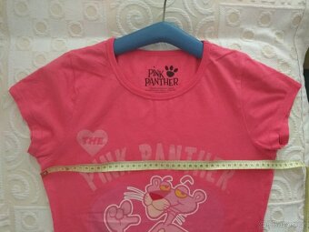 Růžové tričko Panther vel. XS/S - 5