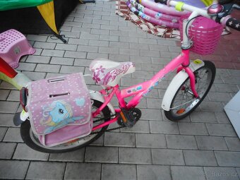 Dětské kolo růžové 18" - 5
