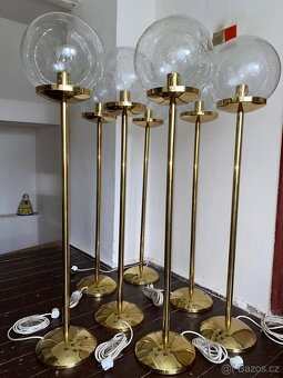 Retro stojací lampa Kamenický Šenov - 5