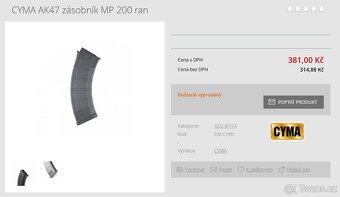 Prodám NOVÉ AK-103 Magpul / Zhukov (CYMA CM.077B) 135 m/s - 5