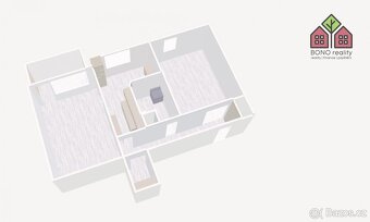Dlouhodobý pronájem bytu 2+1, 60 m2, lodžie, sklep, Litoměři - 5
