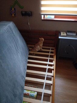 Dřevěná postel včetně roštu 160 x 200 cm - 5