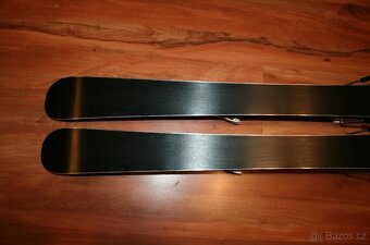 dievcenské lyže Atomic 90 cm , lyžaky Lange - 5