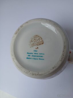 Keramický malovaný půllitr - 5