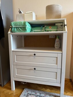 IKEA Sundvik Přebalovací stůl/komoda, bílá - 5