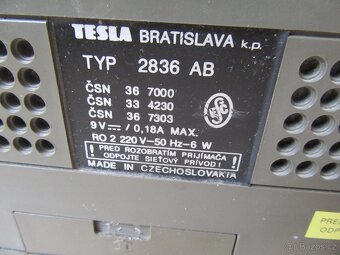 Nabízím retro radio Tesla Arioso. Radio nehraje,. Prodávám j - 5