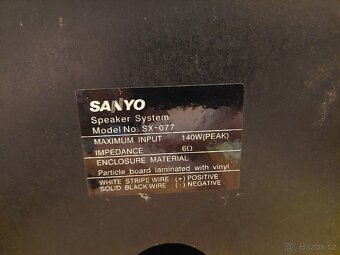 Sanyo třipásmové reprobedny - 5