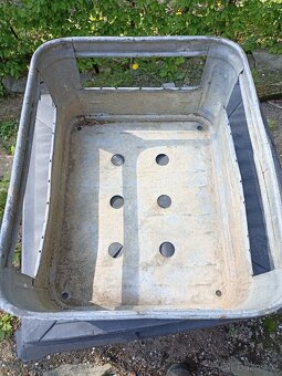 6 ks stará kovová bedna původně mlékařská - 5