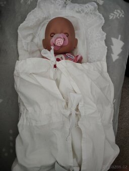 Kočárek pro panenky + Baby born - 5