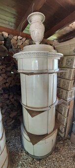 Kachlová kamna starozitná - 5