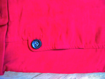 Zimní kabát zn. Mango, vel. M/38, 100% bavlna, jasně červený - 5