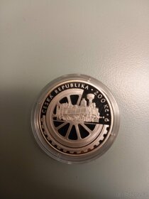 Stříbrná mince 200 Kč - Založení NTM 100.výročí - 5