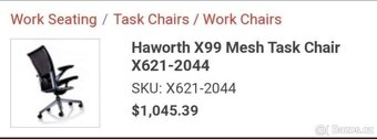kancelářská židle Haworth X99 - více ks - 5