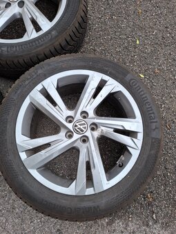 Orig. zimní alu 5x100 - VW - Continental 205/55 R17 - 5