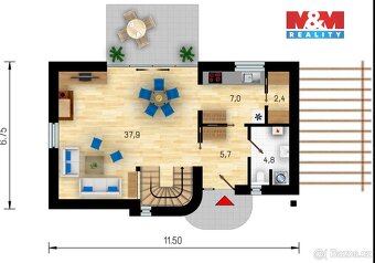 Prodej rodinného domu 4+1, 110 m², Krušovice - 5