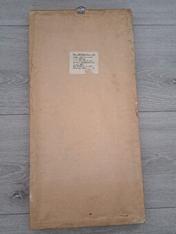 Starý, retro obraz že slámy - 5